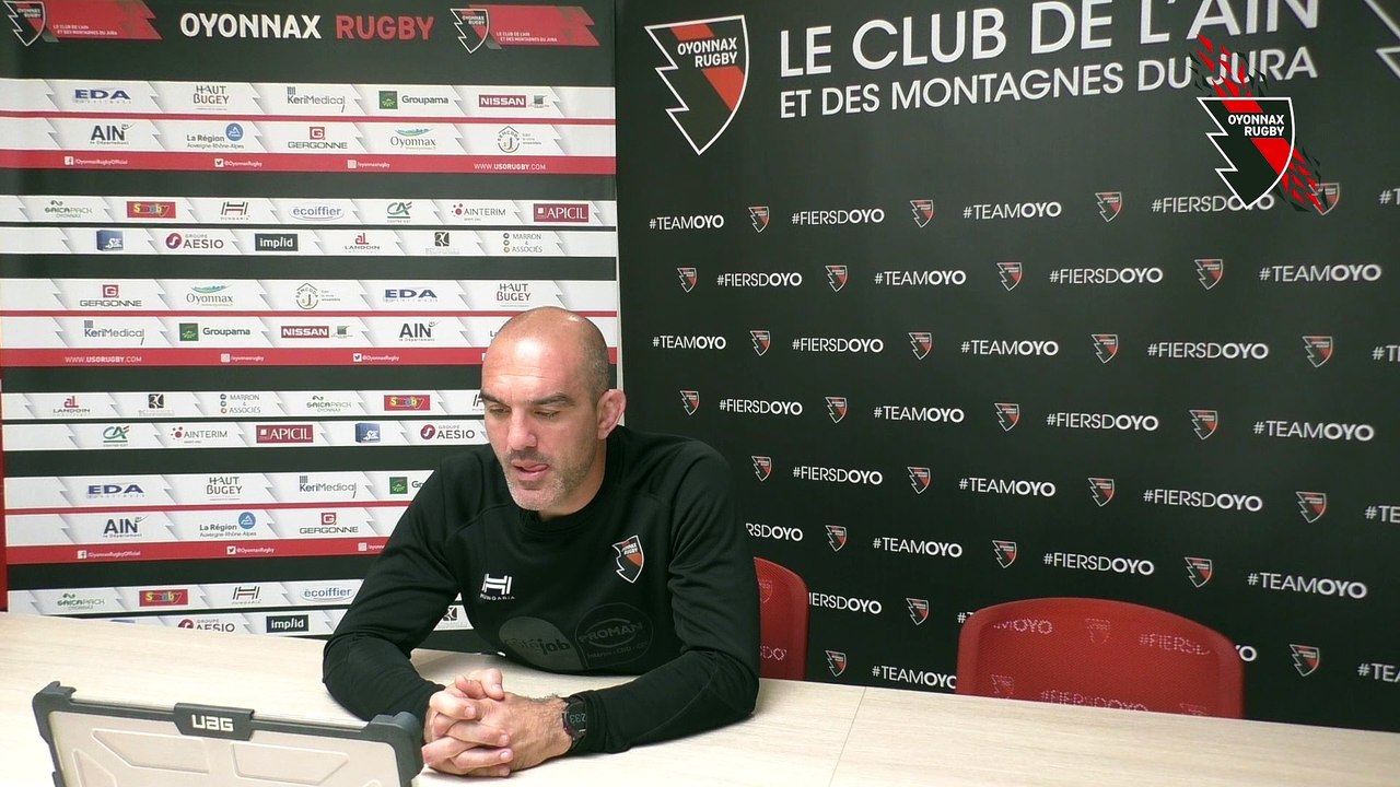 CONFERENCE DE PRESSE AVANT OYONNAX _ BEZIERS