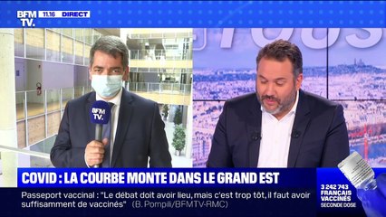 Covid : la courbe monte dans le Grand Est - 07/04