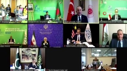 Bakan Çavuşoğlu, D-8 Dışişleri Bakanları Toplantısı'na katıldı