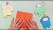 Origami Among Us Step By Step || How To Craft Among Us,Origami Among Us,School Craft,School Project
