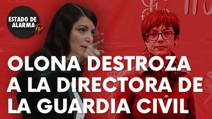 Olona destroza a la directora de la Guardia Civil, la socialista María Gámez: “Me avergüenza”