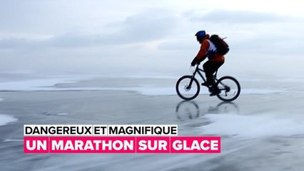 Sport d'hiver extrême : le marathon sur glace