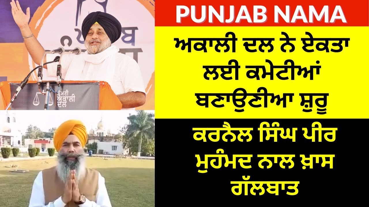 Akali Dal started committees_ Special Talk With Karnail Singh Peer Mohammad - Punjab Political News