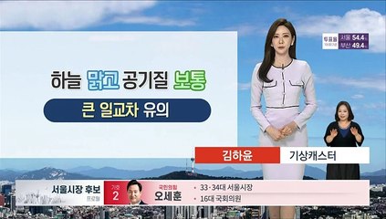 [날씨] 포근한 날씨 속 일교차 주의…대기질 보통
