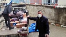 52 evin yandığı Dereiçi’nden aynı kaderi paylaşan Ortaköy'e yardım