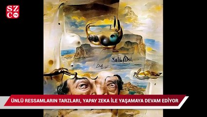 Ünlü ressamların tarzları, yapay zeka ile yaşamaya devam ediyor