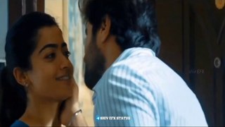 Rashmika Mandanna hot sexy lip to lip kiss video