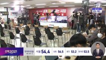 이 시각 박형준 후보 선거 상황실