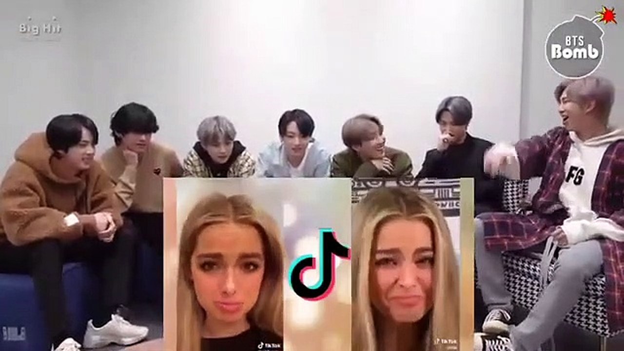 Bts Reaction To Charli D'Amelio Vs Addison Rae | Tiktok Battle