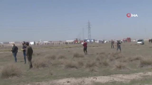 Son dakika haberleri! Konya'da askeri uçak düştü. Olay yerine çok sayıda polis, ambulans. itfaiye ve AFAD ekipleri sevk edildi.