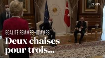 Ursula von der Leyen privée de chaise au côté d'Erdogan au profit de Charles Michel