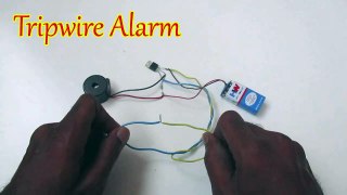 Simple DIY Tripwire Alarm | How to Make A Tripwire Alarm At Home Using A Transistor