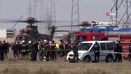 Konya'da Türk Yıldızlarına ait eğitim uçağı düştü: 1 pilot şehit
