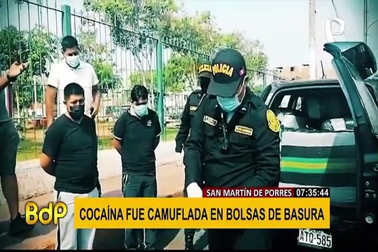 SMP: incautan más de 111 kilos de cocaína que era trasladada en una camioneta