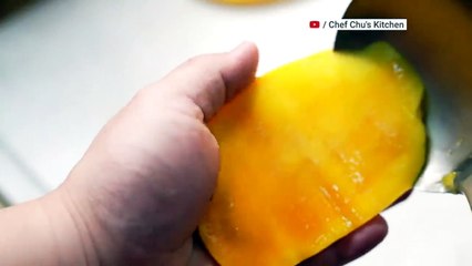 酒樓芒果布甸的做法,好吃原因原來加了雪糕?! How To Make Hong Kong Style Mango Pudding Super Easy Recipe/芒果布丁