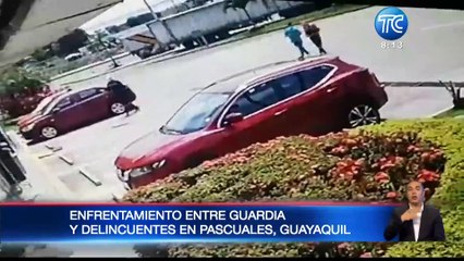 Guardia de seguridad tiene enfrentamiento a balas con delincuentes