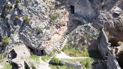 Fethiye'deki Afkule Manastırı'nda çevre temizliği yapıldı