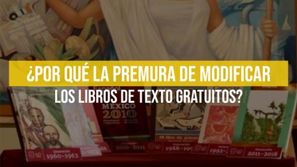 Descargar video: ¿Por qué la premura de modificar los libros de texto gratuitos?