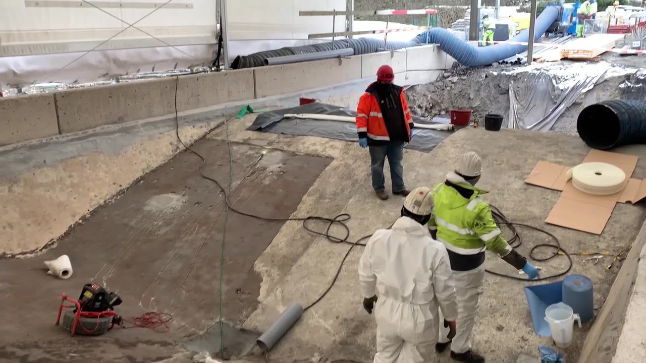 Infrabel rénove un pont sur le site de l'abbaye de Villers-La-Ville