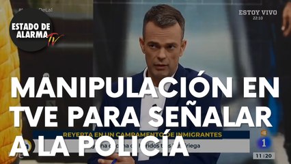 Nueva manipulación en TVE, ahora para señalar a la Policía: “Utilizaron las armas de fuego”