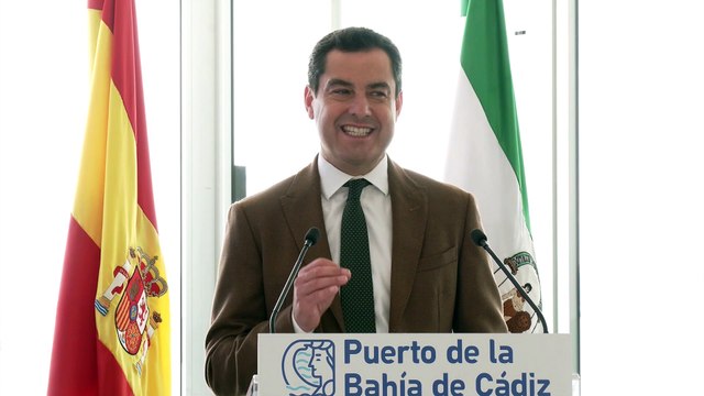 Moreno subraya el papel fundamental de los puertos andaluces