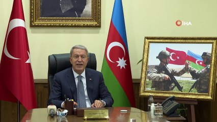 Bakan Akar, Azerbaycan Savunma Bakanı Hasanov ile görüştü