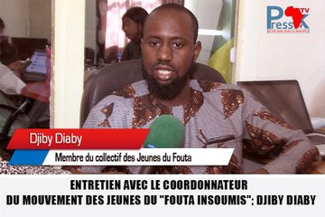 Entretien avec le coordonnateur  du Mouvement Des Jeunes Du "Fouta Insoumis"; Djiby Diaby
