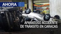 Fuerte accidente ayer en San Bernardino Caracas - Ahora