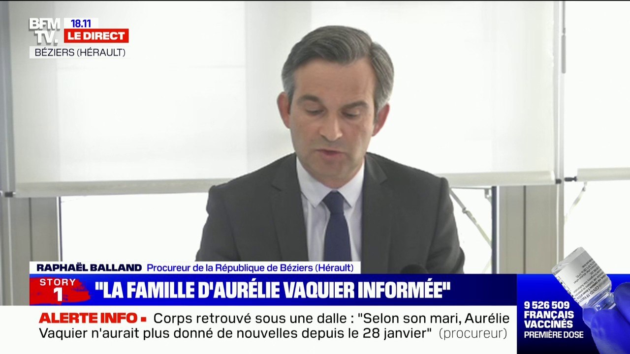 Corps retrouvé sous une dalle: "Il s'agit très probablement du corps d'Aurélie Vaquier", selon le procureur