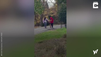 Hund bringt kleinem Jungen im Krankenhaus das Laufen bei