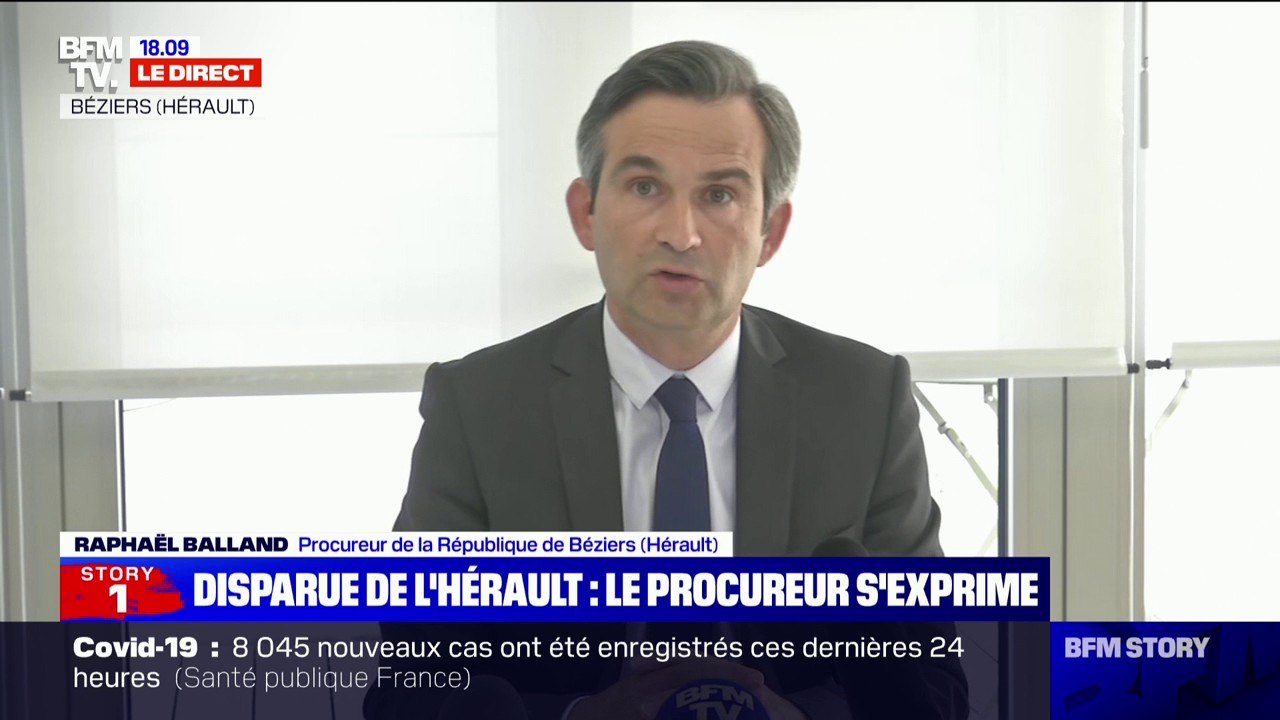 Raphaël Balland (procureur de la République de Béziers): "Selon son compagnon, Aurélie Vaquier n'avait plus donné de signe de vie depuis le 28 janvier 2021"