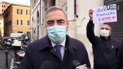 On. Maurizio Gasparri  La condanna dai politici italiani per la protesta di ieri di ristoratori