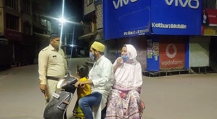 शाजापुर शहर में बुधवार रात 8 बजते ही लागू हुआ 58 घंटे का टोटल लॉकडाउन, सड़कों पर सन्नाटा