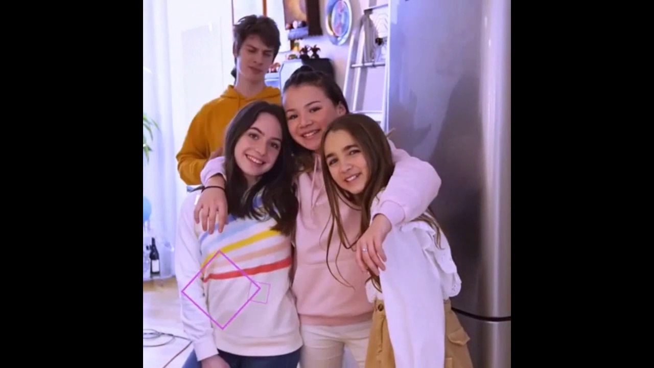 Sur le tournage du clip "Maman me dit" avec Angélina