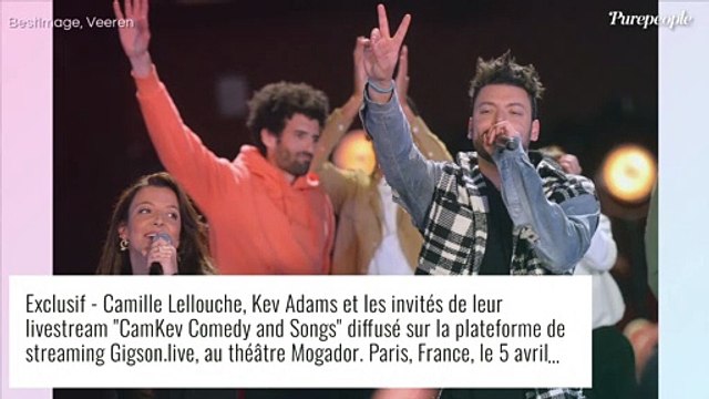 Camille Lellouche et Kev Adams : Complices et déchaînés en concert virtuel