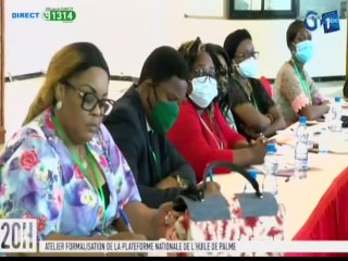 RTG/ Atelier de formation de la plateforme nationale de l’huile de palme