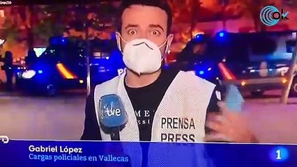 TVE llama “grupos antifascistas” a los agresores de VOX en Vallecas