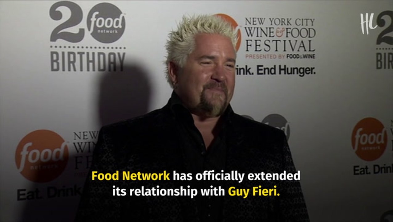 Guy Fieri Signs 3-year Extension With Food Network