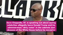 Dave Chappelle Claims He Saw Celebs Leaving ‘Dirty Notes’ For Trump