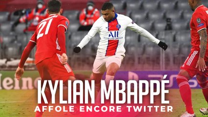 TWITTER S'AGENOUILLE DEVANT LE DOUBLÉ DE KYLIAN MBAPPÉ LORS DE BAYERN - PSG