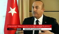Çavuşoğlu'ndan İngiliz gazeteciye ders! ''Röportaj böyle yapılmaz''