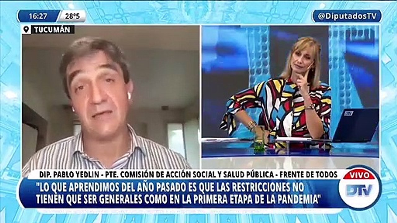 Pablo Yedlin, diputado del Frente de Todos, sobre la posible postergación de las PASO: "¿No conviene que los partidos elijan sus candidatos con elecciones internas?"
