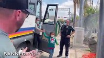 Alex Jones Stops Smugglers From Illegally Transporting Children At The Border