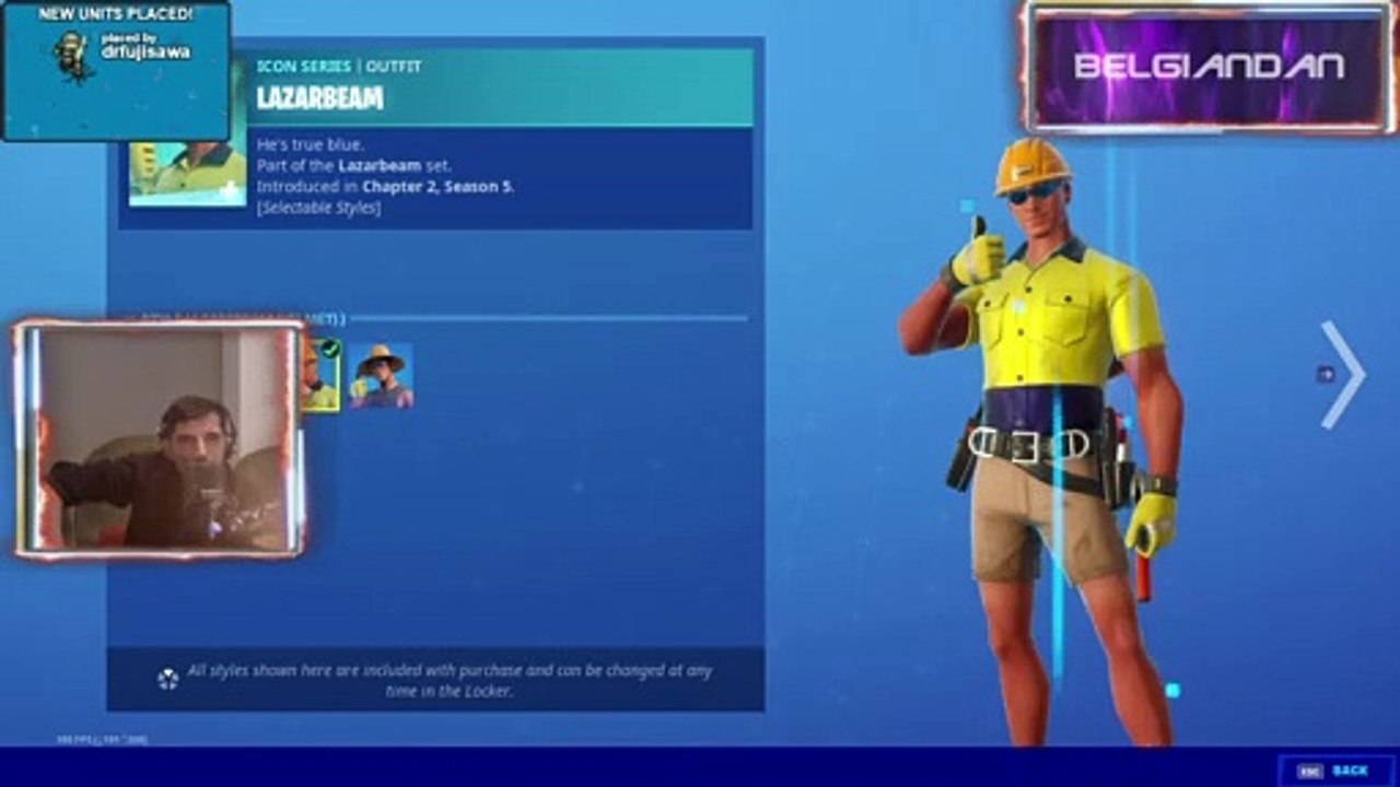 My initial reaction to Lazabeam in Fortnite