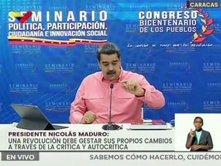 Pdte. Maduro: Vamos a la construcción de un nuevo modelo de Gobierno directo y popular