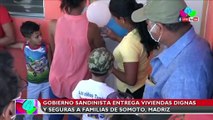 Gobierno Sandinista entrega viviendas dignas y seguras a familias de Somoto, Madriz