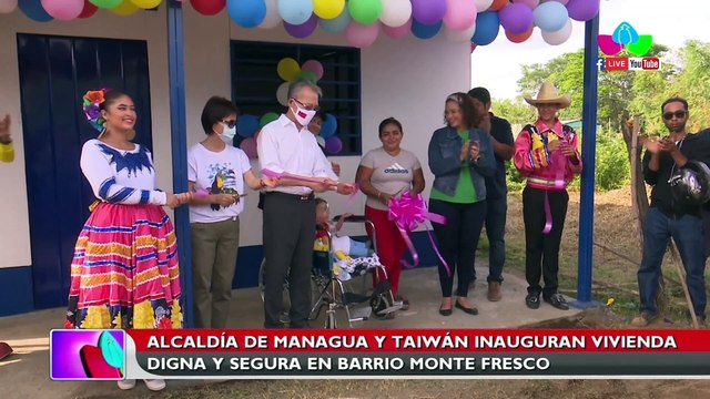 Alcaldía de Managua y Taiwán inauguran vivienda digna y segura en barrio Monte Fresco