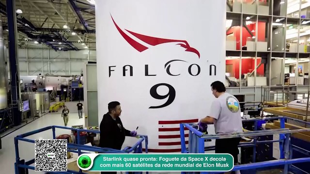Starlink quase pronta- Foguete da Space X decola com mais 60 satélites da rede mundial de Elon Musk