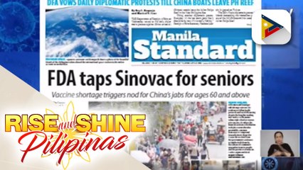 HEADLINES: Pagturok ng Sinovac sa mga senior citizens, inaprubahan na ng FDA