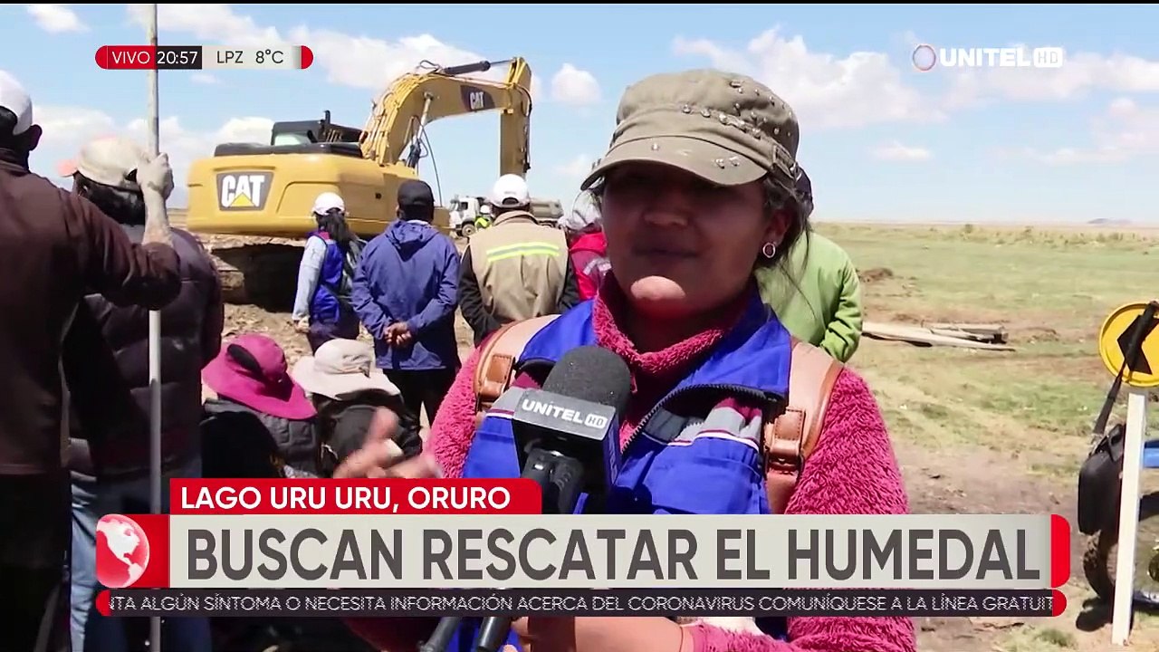 Cerca de mil personas inician la limpieza del lago Uru Uru, pero resta mucho trabajo